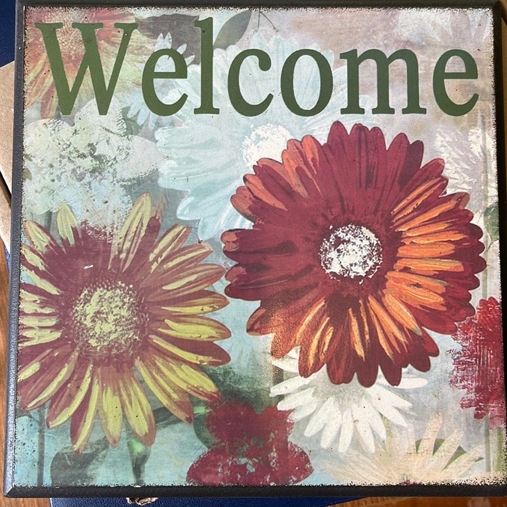 Welcome sign